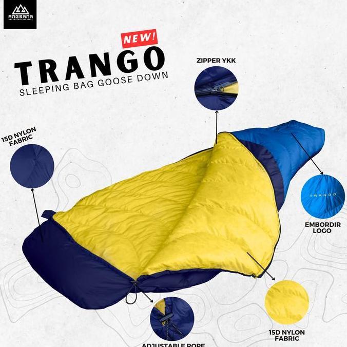 TERBARU - Sleeping Bag Goose Down 100% Angsana Trango series