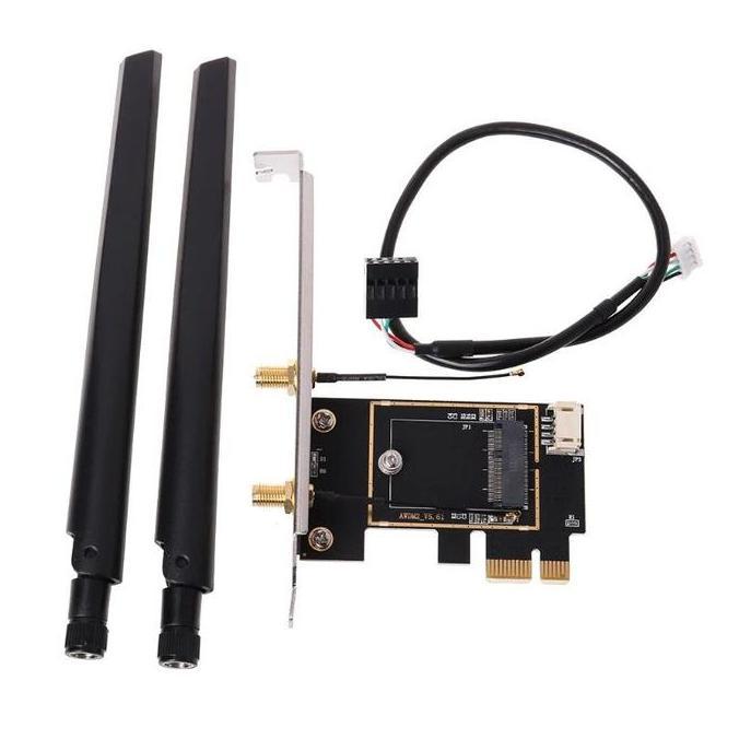 Net- Pcie Wifi M.2 Ngff Wireless Card Bluetooth Adapter Pci Express X1