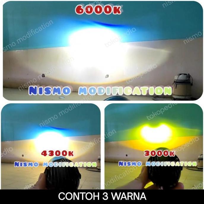 Promo foglamp projector blue lens honda brio hrv 2017 jazz 2012_2014 mobilio Diskon
