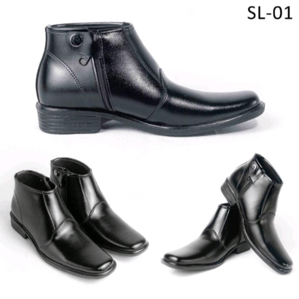 Premium Sepatu Pdh Resleting Pria