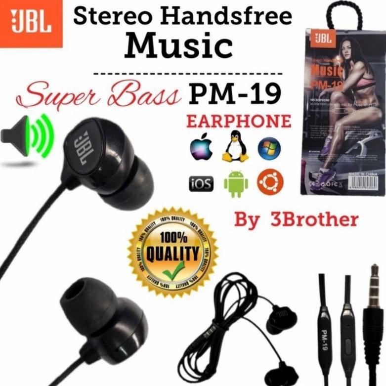 BEST DEALS HEADSET HANDSFREE JBL PM-19 EARPHONE PM19