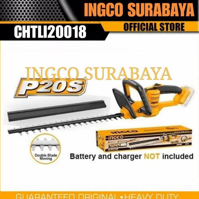 INGCO CHTLI20018 MESIN POTONG DAHAN CORDLESS RANTING TANAMAN BATERAI