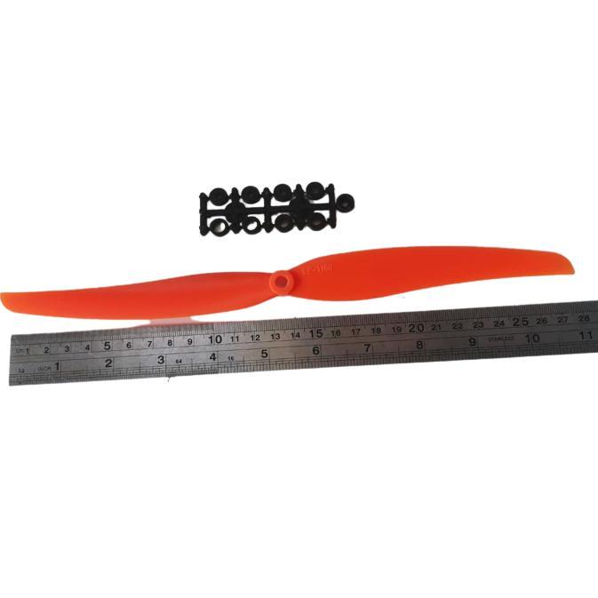 PROPELLER GWS PROP CCW SLOW FLYER 1160 11X6 UNTUK RC AIRPLANE PESAWAT GABUS AEROMODELLING WARNA ORAN