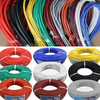 ECERAN 1 METER KABEL SILIKON CABLE SILICONE 30AWG 30 AWG FLEXIBLE SOFT AWG 30 AS27