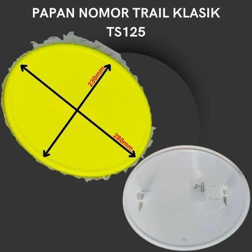 Original Papan Nomor Ts 125, Cover Papan Nomer Trail Klasik Jadul Ts125