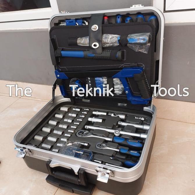 Terlaris Toolkit Set 132 Pcs Sands Abs Trolley Toolbox Crv 132 Pc High Quality