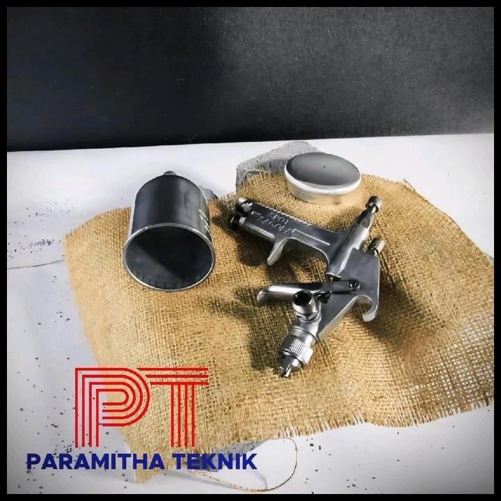 Terlaris Spraygun K3 R3 Tabung Atas / Spray Gun K 3 R 3 Alat Semprotan Cat Nozzle Kuping 200 Ml Tank