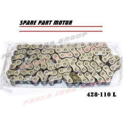 RANTAI GEAR 428-110 CG-110-125 CG100 CG125 GL MAX CDI GTO CB100 CB125 BEST QUALITY
