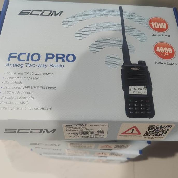 HT SCOM FC10 PRO HT FULL POWER 10 watt dual band