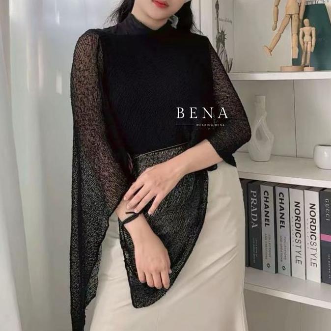 [Ski] Wearingbena | Xena Outer | Outer Poncho Rajut Bali