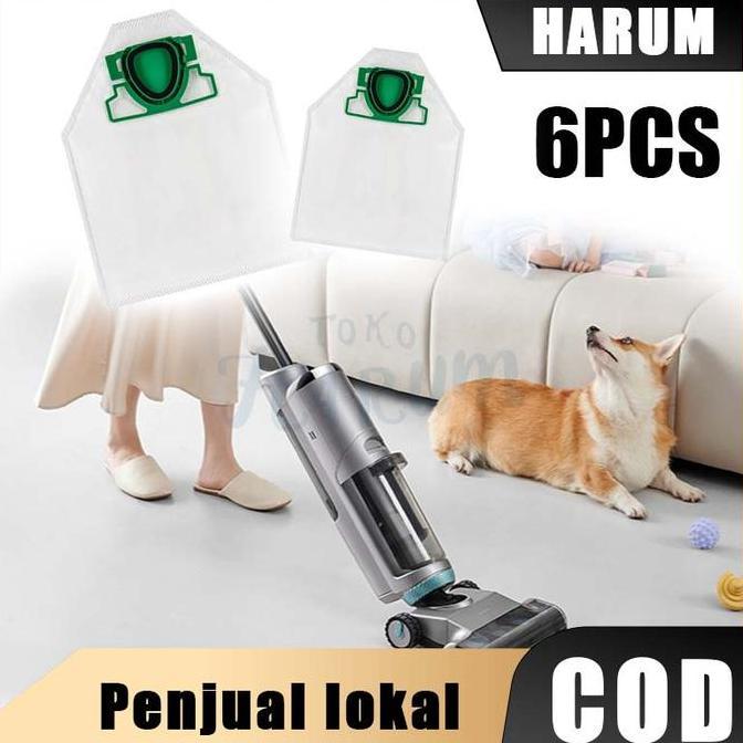 6PCS DUST BAG VACUUM CLEANER VORWERK VK200 FP200 / KANTONG DEBU KOBOLD VORWERK FORSALE