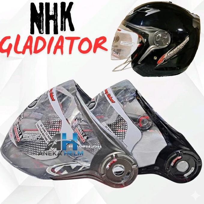 original kaca helm nhk gladiator double visor