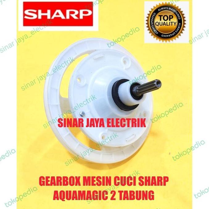 GEARBOX MESIN CUCI SHARP AQUAMAGIC 2 TABUNG MURAH