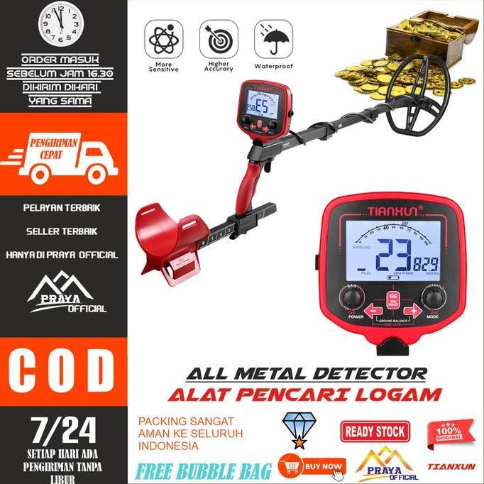 Tianxun Tx-850 Tx850 Metal Detektor Detector emas logam gold perak ORI