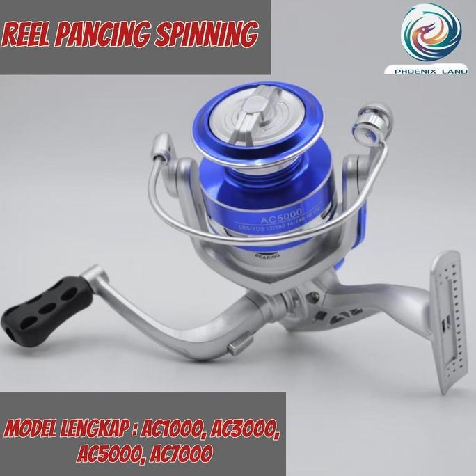 Phoenix Land Reel Pancing Spinning Laut Full Besi Gulungan Pancing Kuat Reel Pancing Laut Tarikan Pa