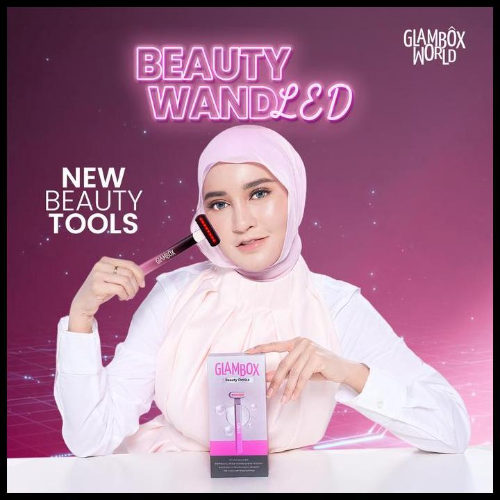 Terbaru Glambox Beauty Wand Led Face Massager