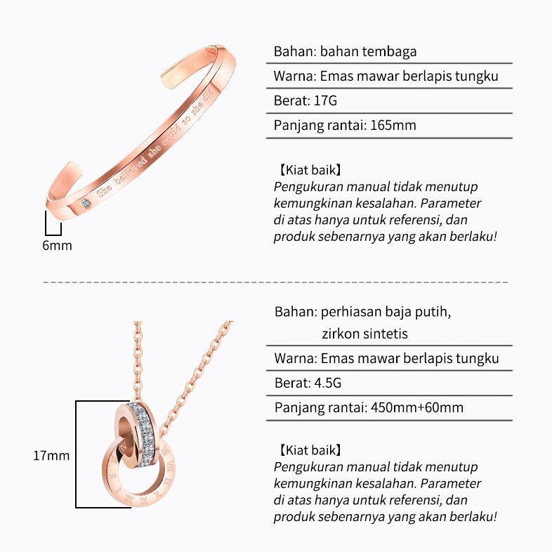 Diskon Olevs Jam Tangan Wanita Anti Air Original Anti Karat Set Kalung Gelang Bercahaya Kalender Wat