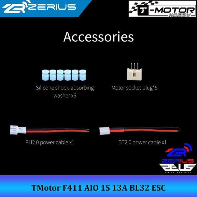 TMotor F411 AIO 1S 13A BL32 ESC with Blackbox