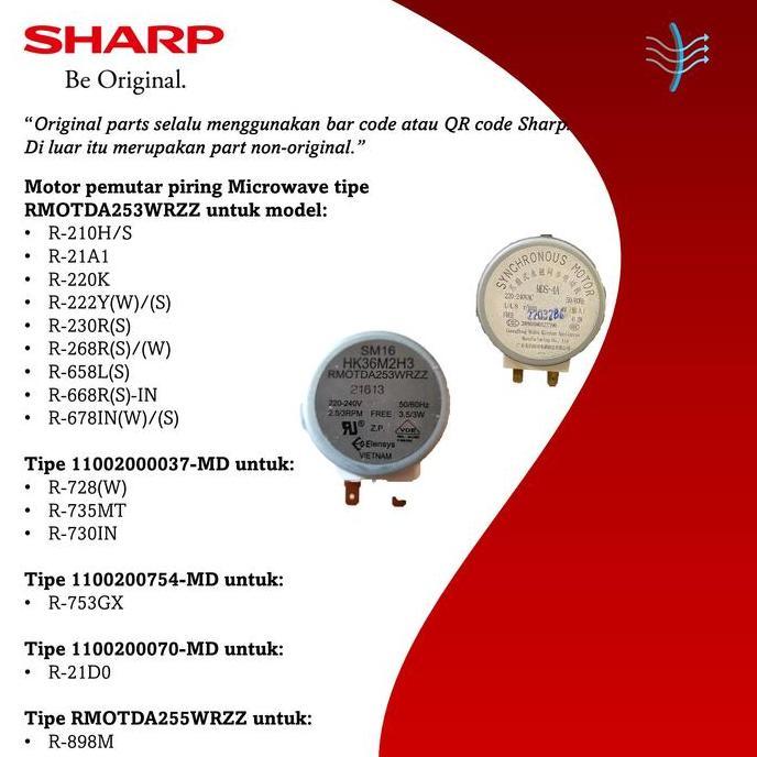 HARGA PABRIK - Synchronous Microwave Motor Original Sharp