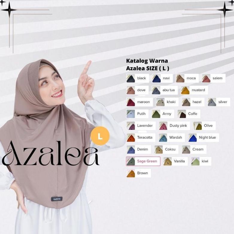 Limited Sf - Hijab Instan Bergo Daily Azalea Size L Ori Sf.Hijab