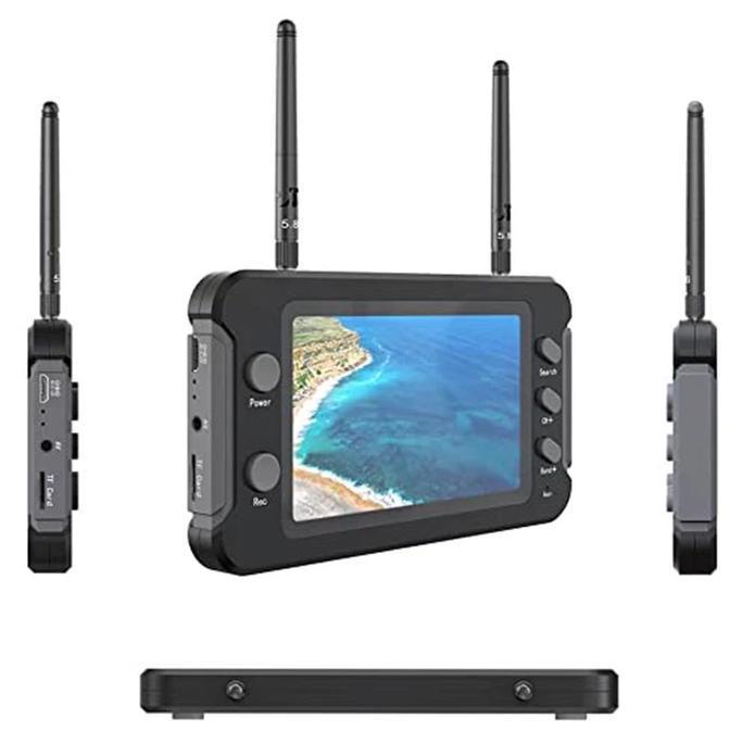 FPV Monitor 5.8G DVR 40CH 4.3 Inch LCD Display 16:9 NTSC PAL