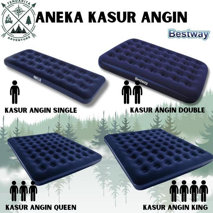 PRODUK FAVORIT - -Aneka Bestway Kasur Angin | Kasur | Kasur Angin Pompa | Kasur Lipat | Kasur Campin