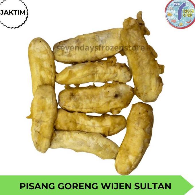 Pisang Goreng Wijen Sultan Beku Frozen Isi 12