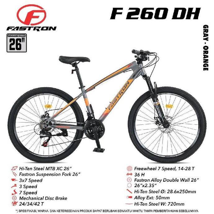 Terlaris Sepeda Gunung Mtb Fastron F 260 Dh