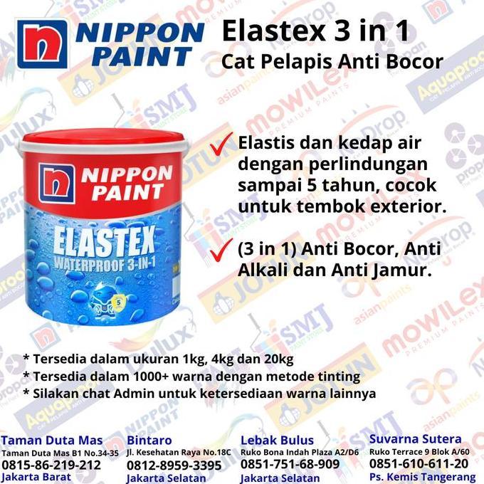 CAT TEMBOK WATERPROOFING ELASTEX 1 KG