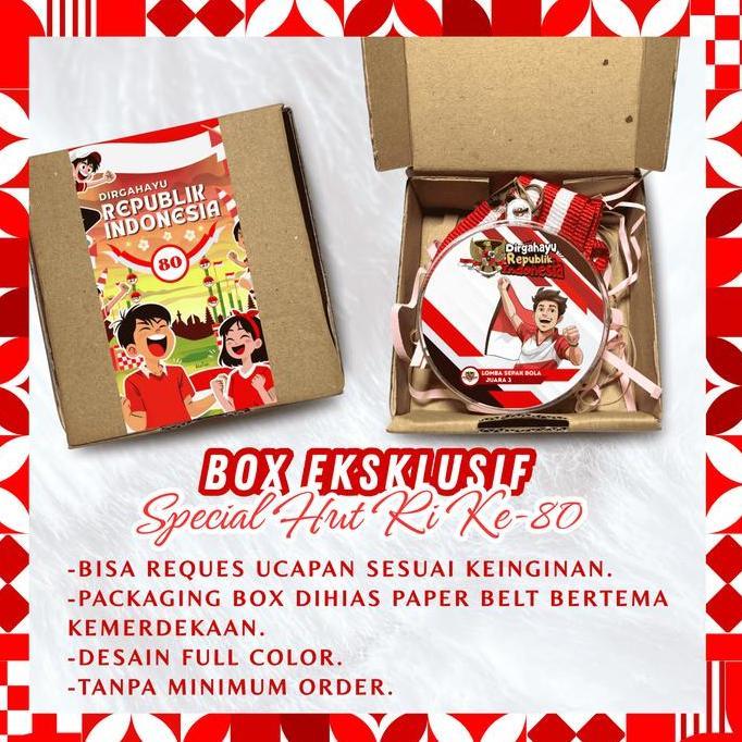 READY Medali Akrilik Kemerdekaan Lomba 17 Agustus HUT RI KE-80 Hadiah Lomba Kemerdekaan 17 Agustus S