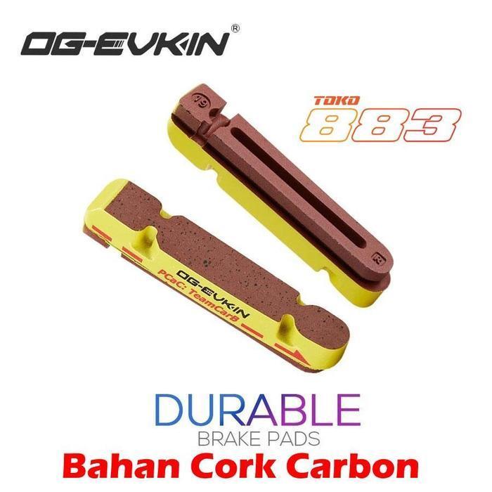 OG EVKIN Carbon Brake Pad Brakepad untuk Rim Carbon