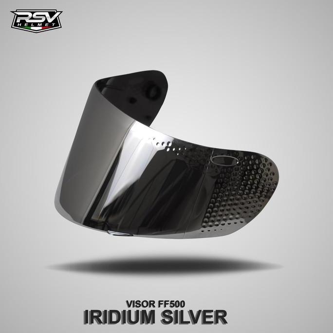 Visor Helm RSV FF500 Iridium Silver (Flat Visor)