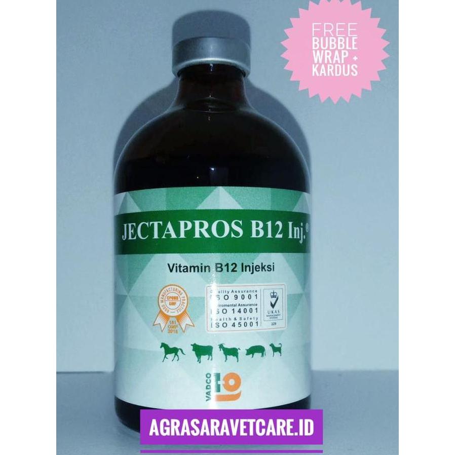 JECTAPROS B12 100 ml vadco - vitamin b12 hewan ternak SEPERTI JECTAVIT