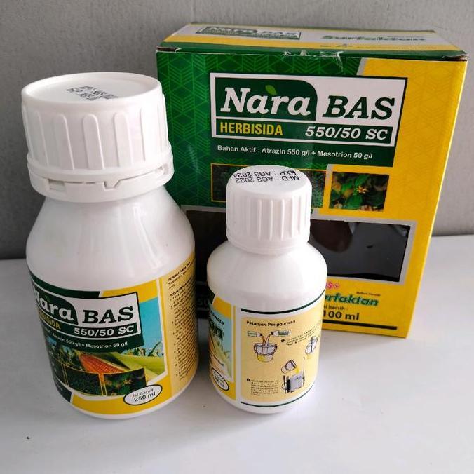 Herbisida NaraBas 550 SL 250ml Obat Pembasmi Rumput Pada Tanaman Jagung