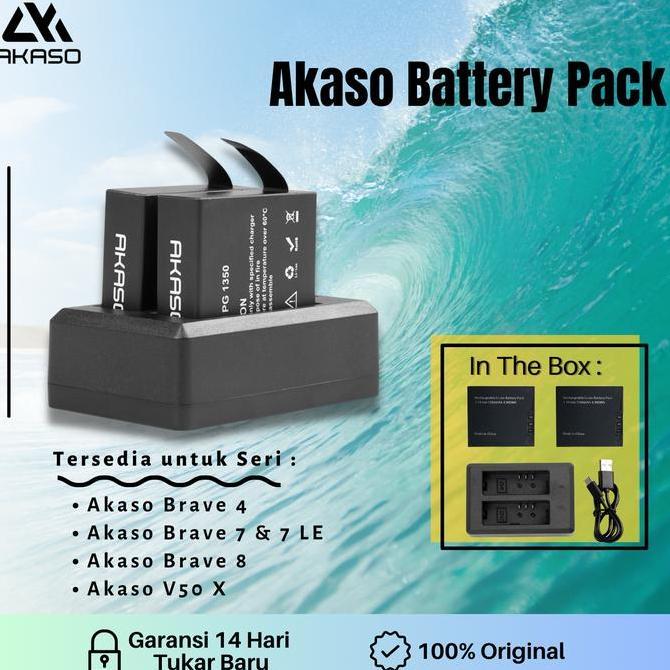 Akaso Battery Kit for Akaso Action Camera