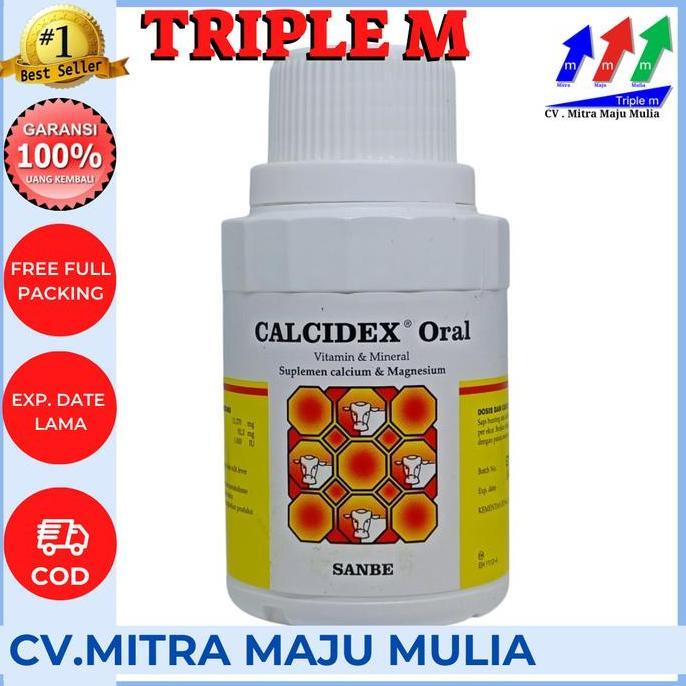 Calcidex Oral 100 ml - OBAT HEWAN TERNAK
