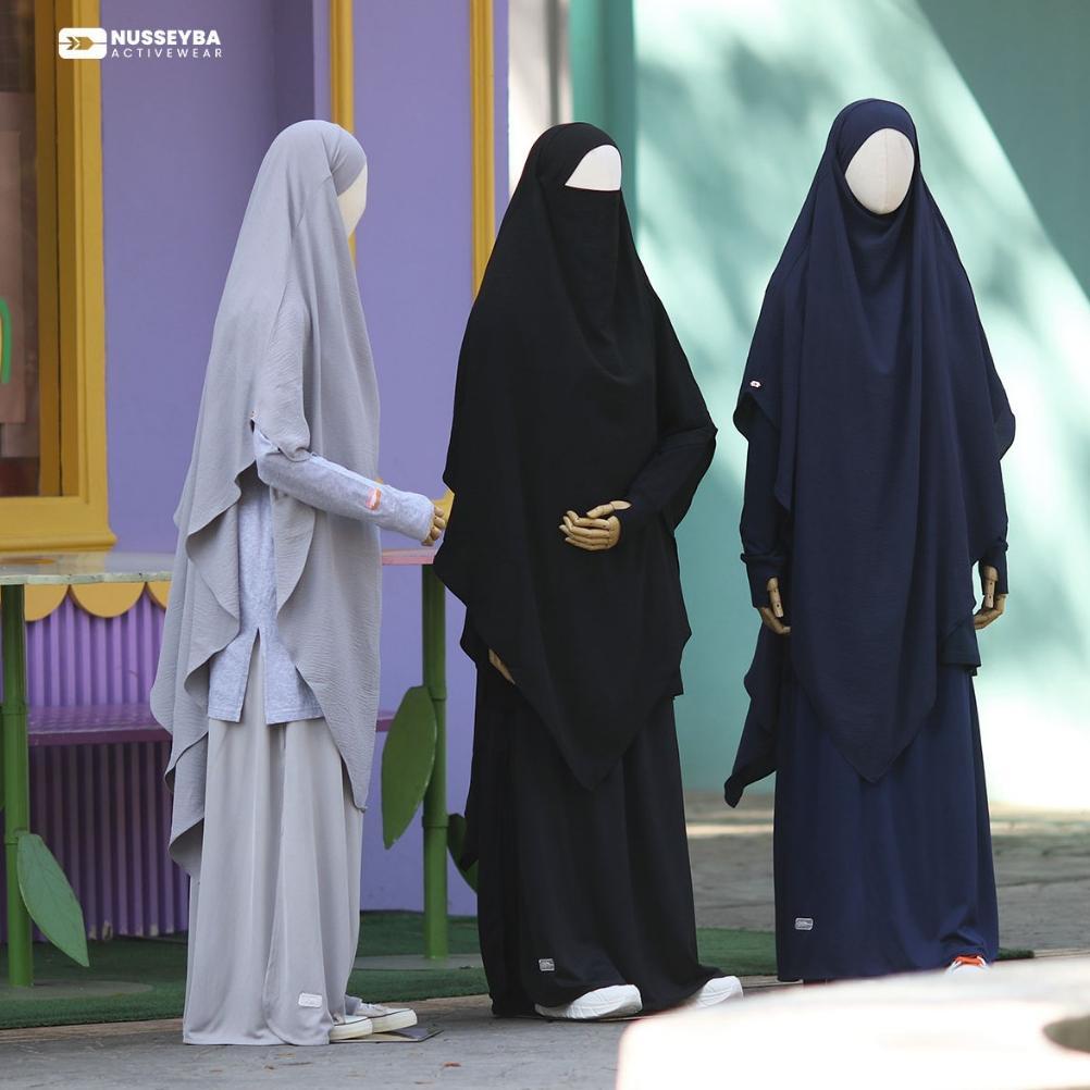 CUCI GUDANG Nusseyba Zahiya Skirt (Hanya Rok Celana) Rok Celana Olahraga Rok Celana Wanita Muslimah 