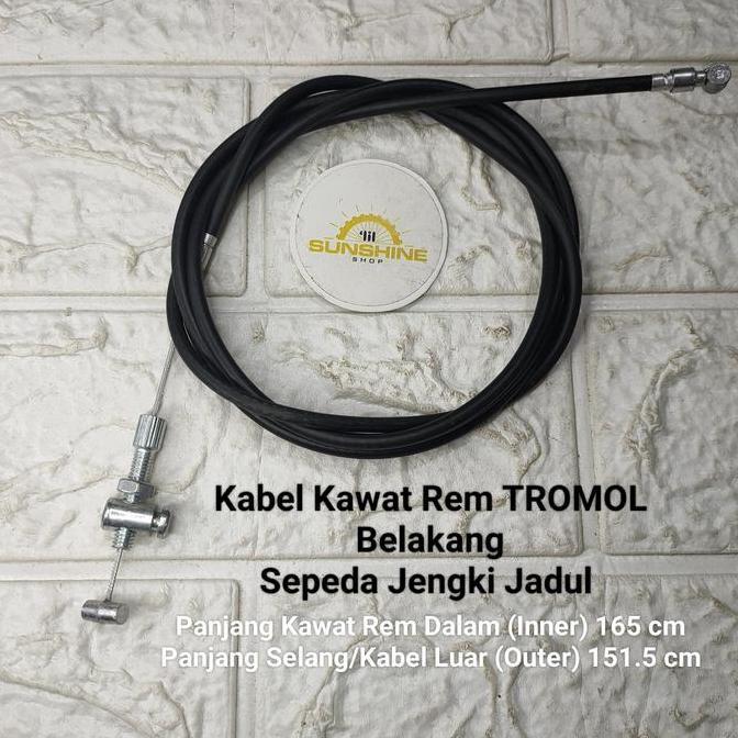 Kabel Rem Tromol Teromol Sepeda JENGKI 26x1 3/8 Jadul Ontel Lawas / KHUSUS HUB TROMOL