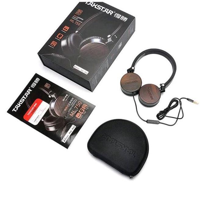 Takstar ML 750 ON EAR PORTABLE HEADPHONE CLOSED BACK GARANSI 2 TAHUN