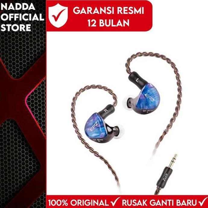 EPZ Q1 Pro Earphone Wired HIFI Bass Dynamic Driver In Ear Earphone