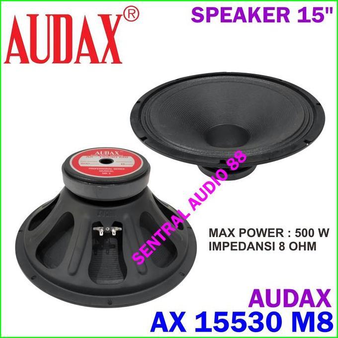 Audax AX 15530 M8 Speaker 15 inch Full Range AX15530 15" 15in Original