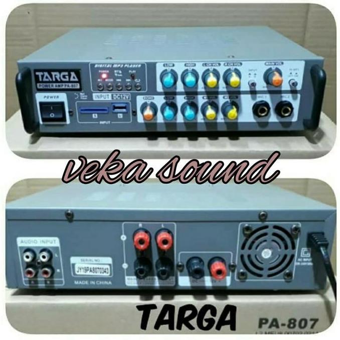AMPLIFIER TARGA PA807 AMPLI TARGA PA 807