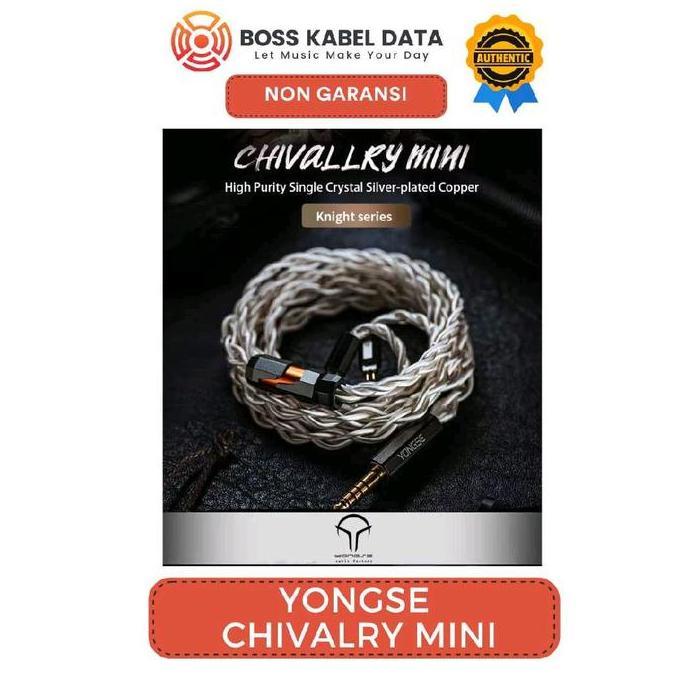 YONGSE Chivalry Mini High Purity Single Crystal Silver-plated Copper Earphone Cable