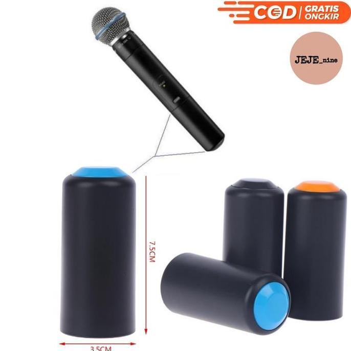 FANA Cover Penutup Tutup Cup Kap Baterai Microphone Mic Shure Pgx2 Sm58 Pg28 Pgx24 Slx24 Beta58a Hit