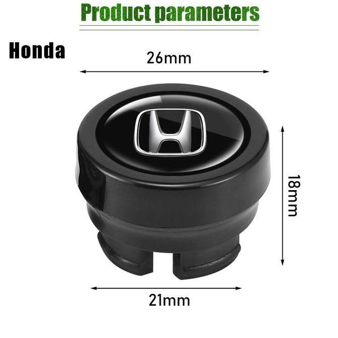 XAVIERY Cover Tutup Auto Lighter Charger Pemantik Api Socket Colokan Mobil Dengan Logo Honda Anti De