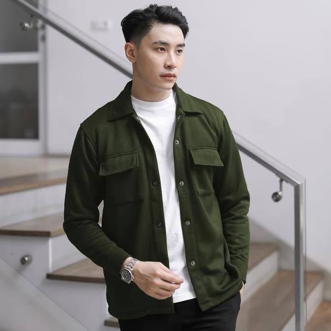 [CATORE] SHACKED JACKET - JACKET PRIA FLEECE ORIGINAL CIVITY JAKET CASUAL ARMY