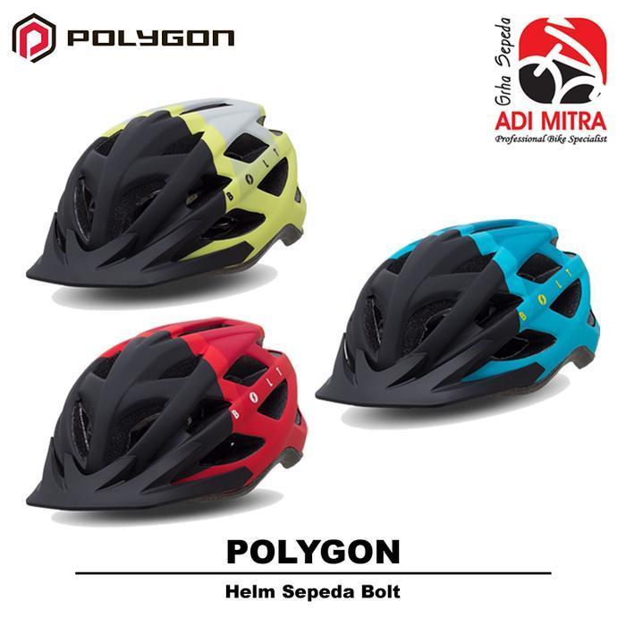 Helm Sepeda Polygon Bolt Helmet Sepeda Mtb Original Dan Terpercaya