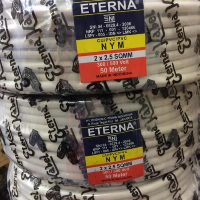 Promo Kabel Eterna NYM 2x2.5 Eterna JNE / NYM 2x2,5 Eterna Diskon