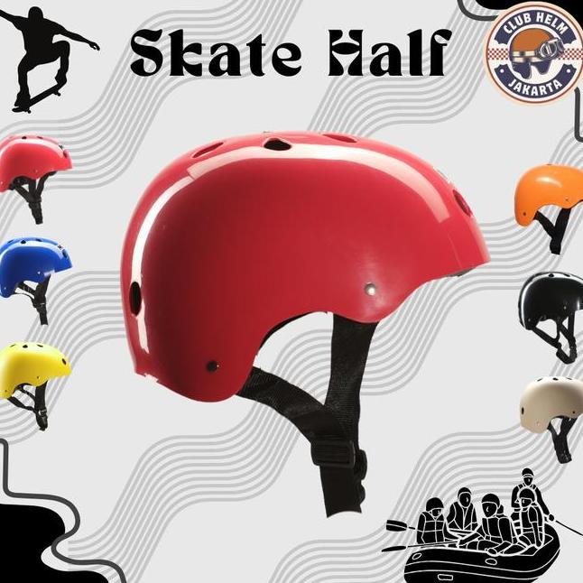 Helm Sepeda Arung Jeram Out Bound Atv Flying Fox Skate Board Anak