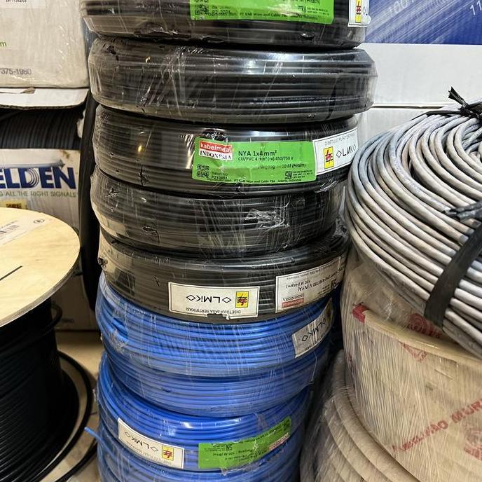 Promo Kabel Listrik NYA 4mm Biru 100m / KabelMetal Nya 4 mm / NYA 4mm Metal Diskon